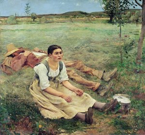 Die Heuarbeiter, 1877