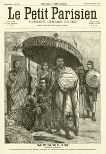 Menelik, Kaiser von Abessinien