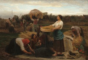 Die Rapsernte, 1860
