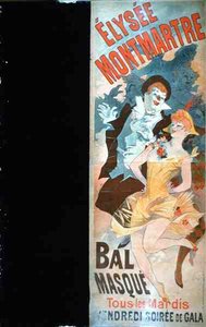 Werbung für den Maskenball im Elysee Montmartre, Paris von Jules Cheret