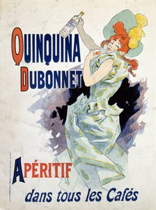 Werbeplakat für Quinquina Dubonnet - von Jules Chéret