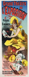 Großes Theater der Ausstellung (Weltausstellung von Paris) von Jules Cheret