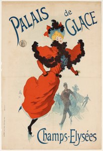 Palais de Glace Champs Elysées, Vorderansicht von Jules Cheret