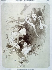 Pariser Fantasie: Puppen - Plakat von Cherret von Jules Cheret