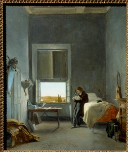 Der Künstler in seinem Zimmer in der Villa Medici von Jules Coignet