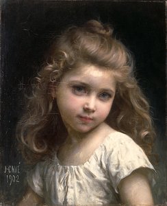 Porträt eines jungen Mädchens, 1902 von Jules Cyrille Cave
