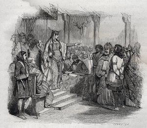 Ermengarde von Hesbaye ließ Bernard von Italien zur Blindheit verurteilen