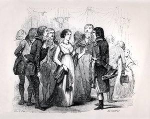 Madame de Stael befragt Napoleon Bonaparte über die besten Frauen, aus 