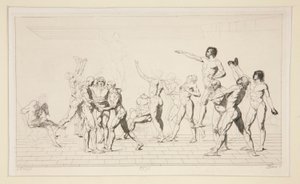 Das Gemälde des Eides auf den Tennisplatz von Jules David