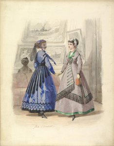 Zwei Frauen in einer Kunstgalerie