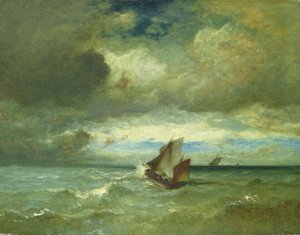 Stürmische See von Jules Dupré