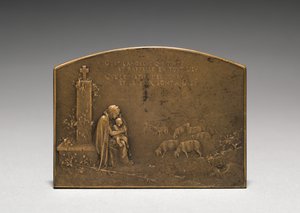 Medaille Rückseite von Jules Dupré