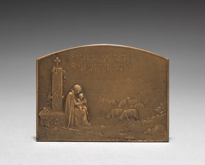 Medaille Rückseite von Jules Dupré