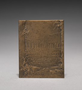 Medaille Rückseite von Jules Dupré