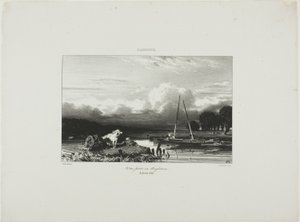 Ansicht in England von Jules Dupré