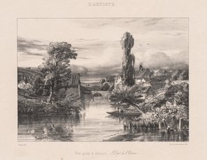 Ansicht von Alençon von Jules Dupré