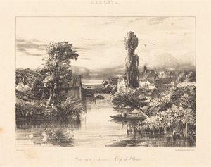 Ansicht von Alençon von Jules Dupré