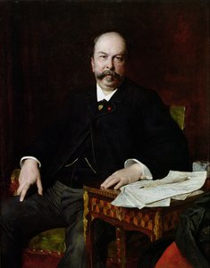 Porträt von Henri Meilhac (1831-97)