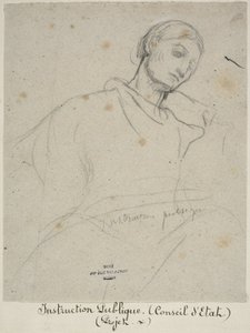 Studie für "Öffentliche Bildung" von Jules Elie Delaunay
