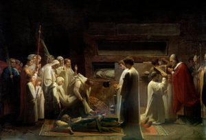 Die Märtyrer in den Katakomben von Jules Eugene Lenepveu
