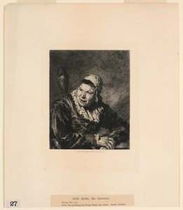 Hille Bobbe, die Zauberin, aus "Radierungen von Bildern im Metropolitan Museum, New York" von Jules Ferdinand Jacquemart