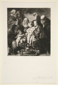 Heilige Familie von Jules Ferdinand Jacquemart
