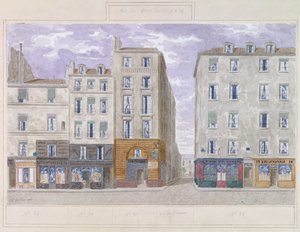 Nr. 28 bis Nr. 34 rue du Four, Paris, Frankreich, 1893