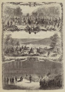 Die kaiserliche Jagd in Compiègne von Jules Gaildrau