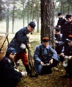 Französische Soldaten, Marne, September 1914