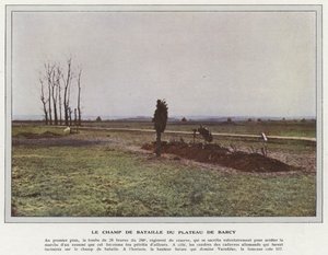Das Schlachtfeld des Plateaus von Barcy von Jules Gervais Courtellemont