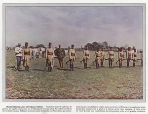 Marokkanische Spahis in neuer Uniform