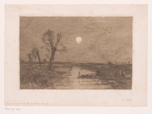 Sumpf mit vier Weiden von Jules Guiette