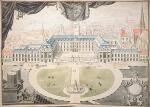 Projekt zur Restaurierung des Palastes der Herzöge von Burgund in Dijon, 1698