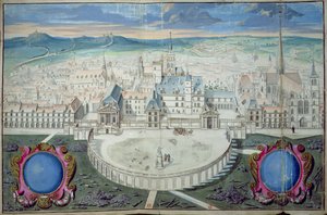 Der Palast der Herzöge von Burgund in Dijon vor der Restaurierung durch Mansart, 1698 von Jules Hardouin Mansart