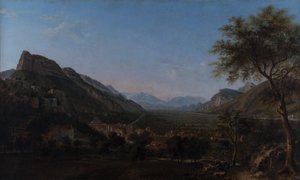 Voreppe und das Isère-Tal von Jules Jean Baptiste Guedy