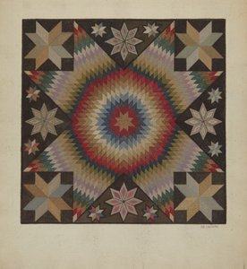 Geknüpfter Teppich, ca. 1936
