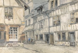 Ansicht der Rue de Lamitie von Jules Lessore