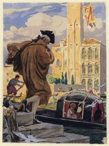 Illustration für die Memoiren von Casanova