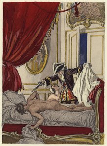 Illustration für die Memoiren von Casanova