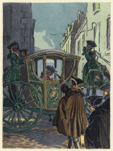 Illustration für die Memoiren von Casanova