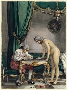 Illustration für die Memoiren von Casanova