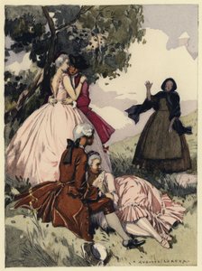 Illustration für die Memoiren von Casanova