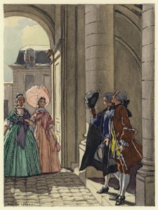 Illustration für die Memoiren von Casanova