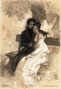 Illustration für Eugenie Grandet von Auguste Leroux