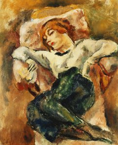 Hermine ruht sich aus von Jules Pascin