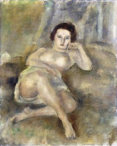 Liegendes Mädchen, 1925 von Jules Pascin