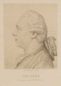 Porträt von François-André Danican Philidor 1726-1795 von Jules Porreau