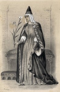 Porträt der Gräfin Mathilde von Toskana, bekannt als Canossa