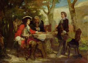 Treffen zwischen Jean Cavalier (1681-1740) und Claude Louis Hector (1653-1734), Herzog von Villars