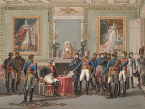 Die Abdankung Napoleons in Fontainebleau